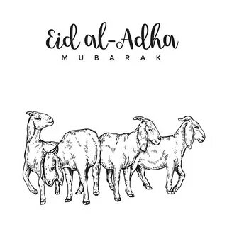 винтаж стороны рисунок ид аль адха поздравительных открыток эскиз карты иллюстра