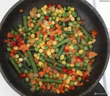 Смесь овощей на сковороде рецепт