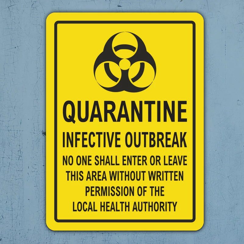 Because of quarantine