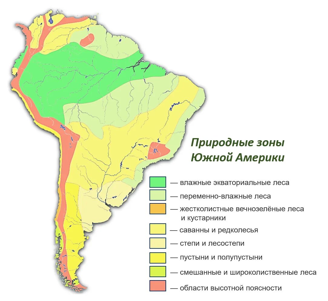 Экваториальный пояс Южной Америки природная зона. Карта природных зон Южной Америки. Влажный экваториальный лес Южной Америки на карте. Юг Южной Америки природная зона. Обоснуйте расположение природных зон в северной америке
