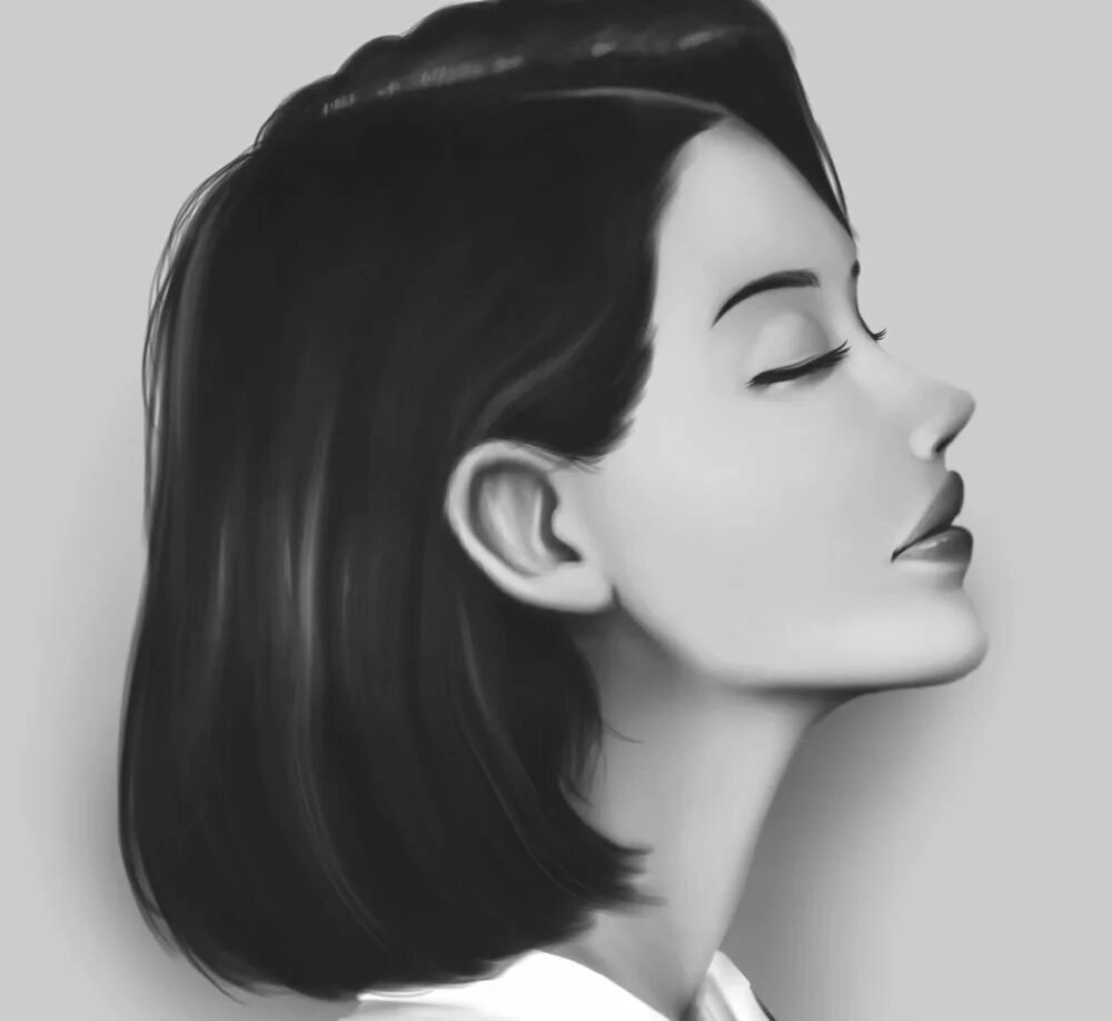 Красивые арты. Лицо в профиль арт. Девушка арт. Арты профиль. Девушка в профиль арт.