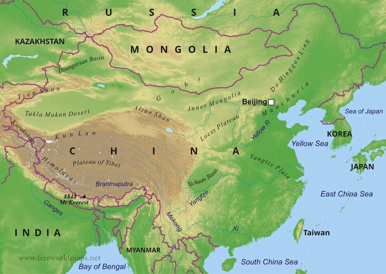 Великая китайская равнина полезные ископаемые. Куньлунь Тибет Гималаи. Горы Куньлунь на карте Евразии физическая карта. Горы Куньлунь на карте Евразии. Куньлунь на карте Евразии.