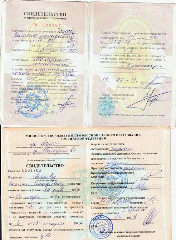 Свидетельство на погрузчик. Свидетельство машиниста экскаватора. Свидетельство машиниста-тракториста, категория а3. Свидетельство о прохождении обучения тракториста-машиниста. Сертификат тракториста машиниста.