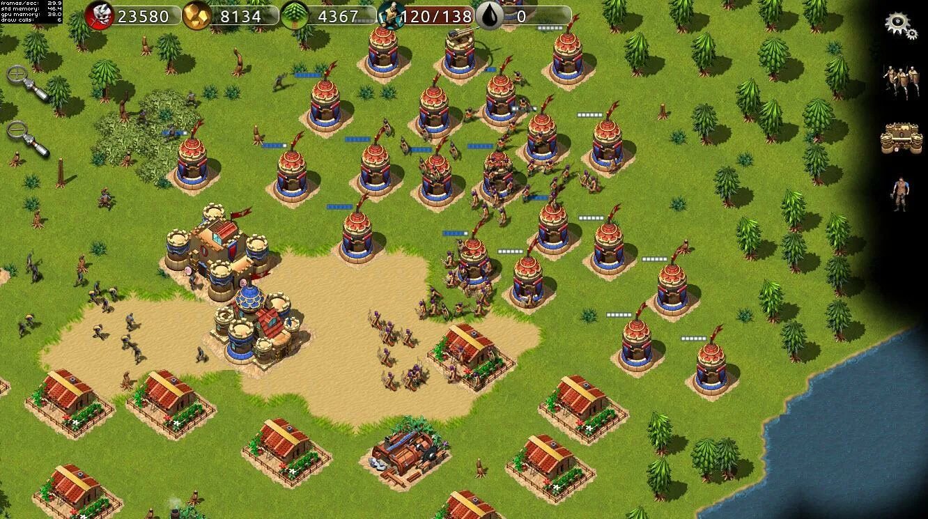 Стратегии. Игры собирать войска. Mini warriors 1. Масштабные стратегии. Классическая rts.