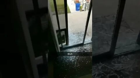 Собака разбила стекло