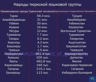Тюркоязычная группа