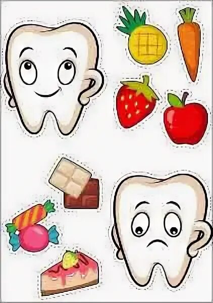 аппликация зубов. дидактическая игра зубы. карточки полезных и вредных продуктов. игра полезная и вредная еда. рот с зубами макет для детей.