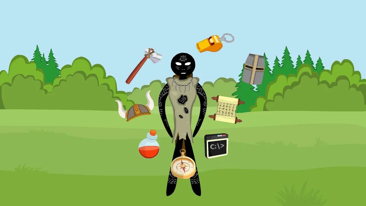 Stickman stick wars. Игра Stickman Wars. Стикмен воин.