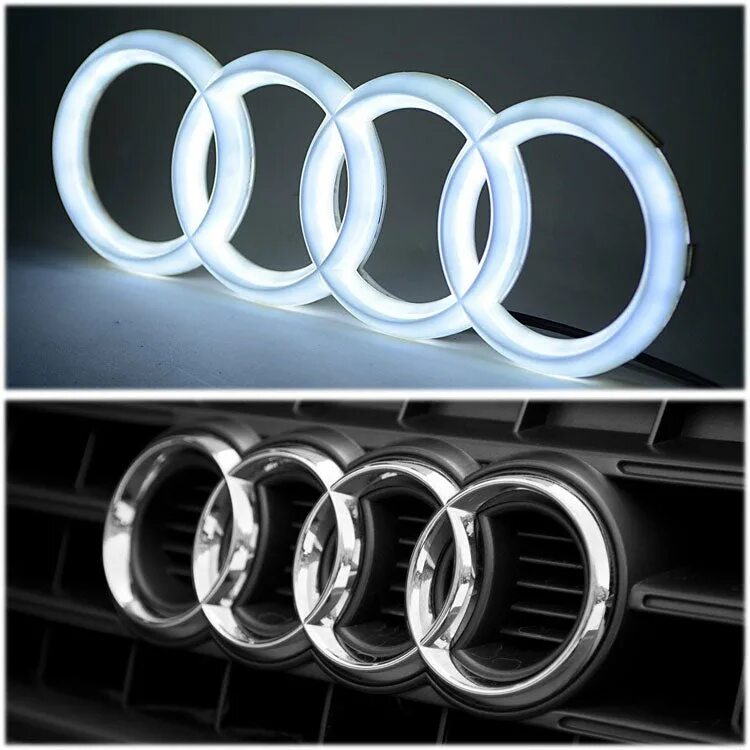 Audi a4 logo. Кольца Ауди 5 Ауди. Хромированное кольцо Ауди q7. Led Emblem Audi q5.