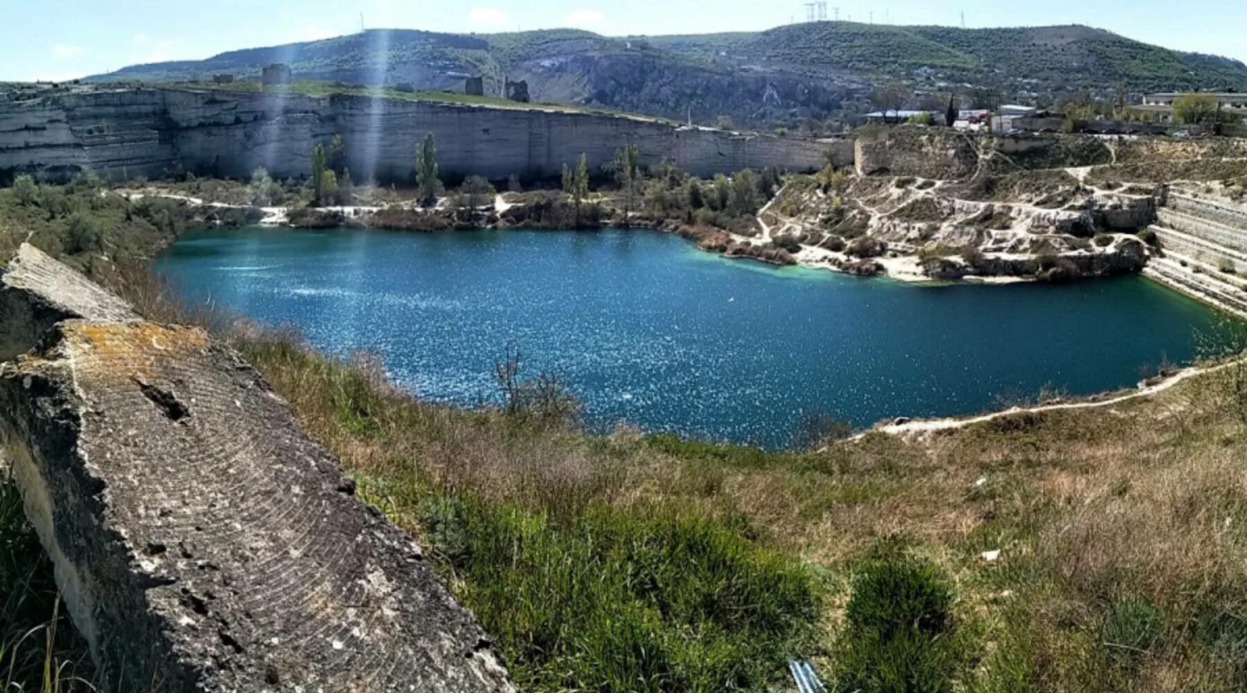 Кадыковский карьер в Крыму. Инкерманское водохранилище. Водохранилище Бельбек. Инкерманское озеро. Мин воды севастополь