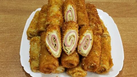 Рулет из блинного теста