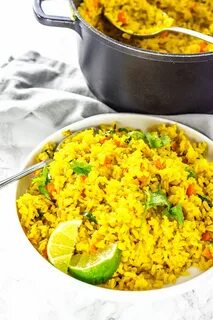 Рис с куркумой