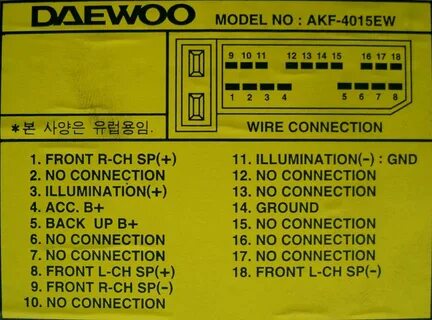 Как подключить daewoo