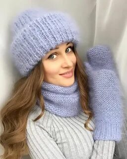 Женская шапка английской резинкой