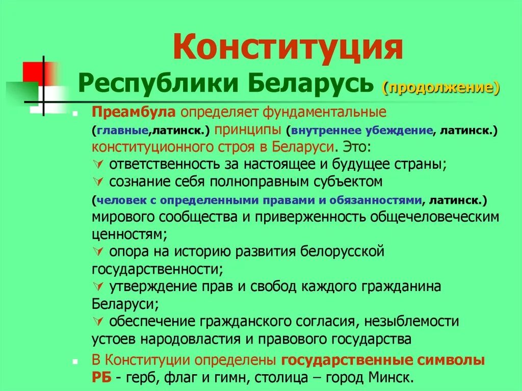 Конституции РБ презентация. Основные законы Конституции РБ. Преамбула Конституции РБ. Конституция Республики Беларусь. Конституция рб история