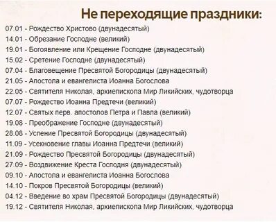 Ближайшие поминальные дни