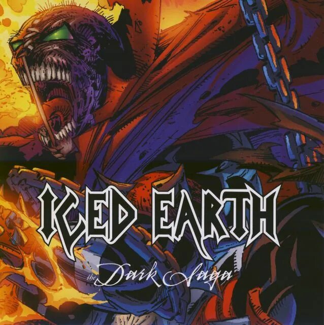 Dark saga. Iced earth the dark saga 1996. iced earth &quot;the dark saga&quot;. iced earth обложки альбомов. earth discography.