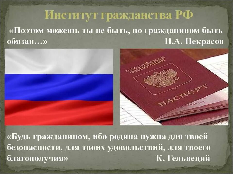 Гражданство россии сообщение. Институт гражданства в Российской Федерации. Правовые институты гражданства РФ. «Правовой институт гражданства Российской Федерации».. Понятие института гражданства РФ.