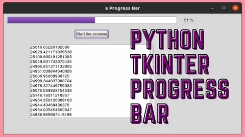 Python прогресс бар