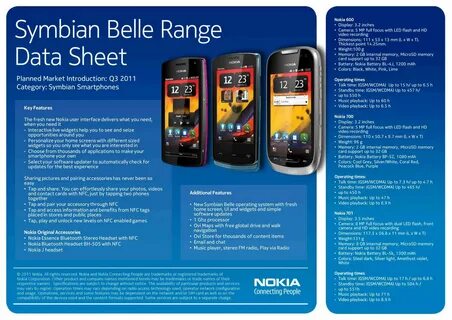 Nokia shipping Symbian 3 devices with Belle out of the box.