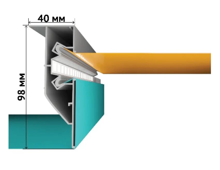Установка багета. Бп40 профиль для натяжных алюминий. БП 40 профиль для натяжных потолков. Профиль ПВХ двухуровневый пп65. ПП 50 профиль для натяжных потолков.