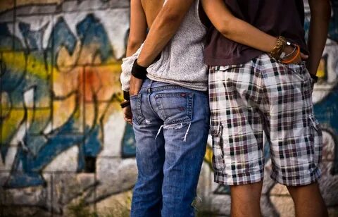 Couple seen