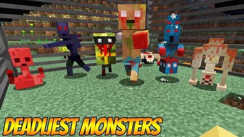 Мод майнкрафт monsters