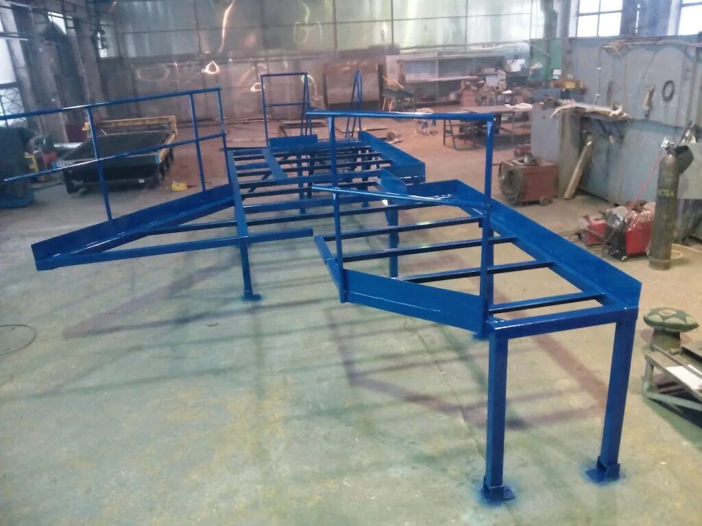 площадка для агрегатов. ограждения для площадок оборудования. эстакада досмотровая дабр. площадка для агрегатов. 3-7,94-1.