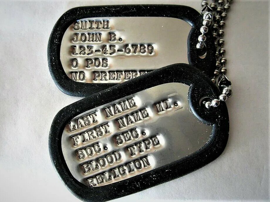 Как получить жетон лечебное. Жетон дог таг сша. армейские жетоны dog tag. армейский жетон американский.