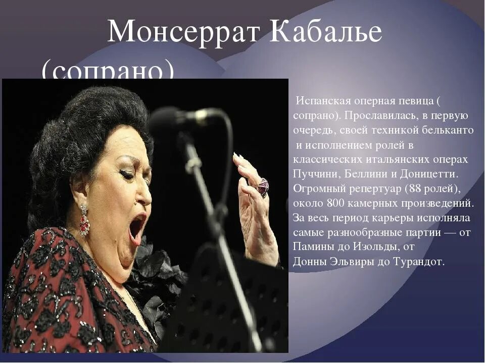 Сообщение о оперном исполнителе. Монсеррат кабалье презентация. сообщение о великих оперных певцов. доклад про оперного певца. сообщение выдающиеся оперные певцы.