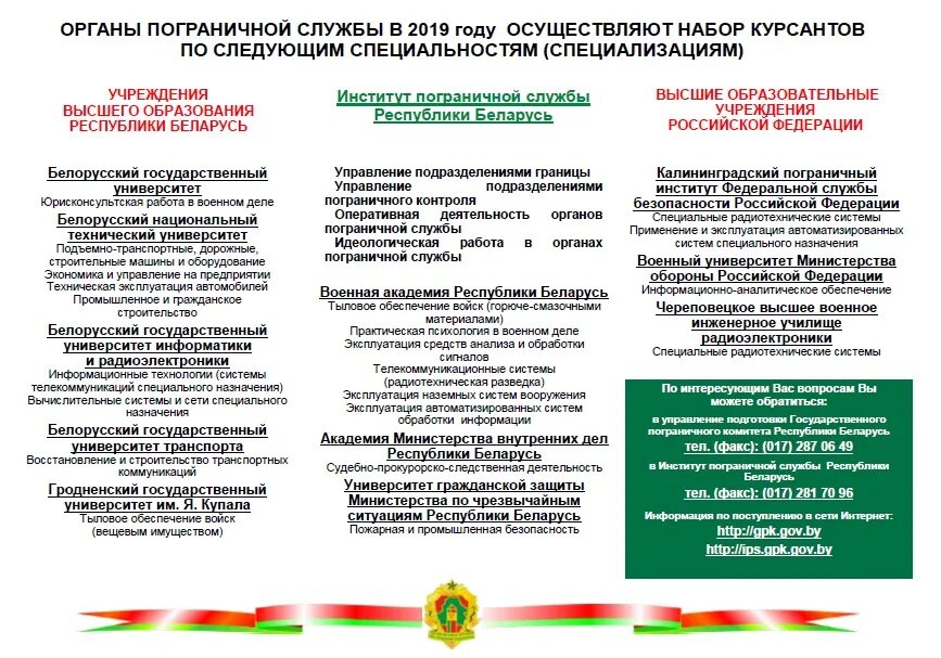 Информация для поступающих