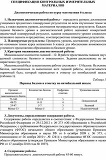 Спецификации итоговой аттестации