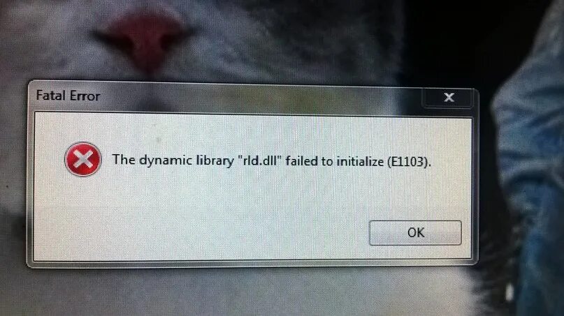 The dynamic library rld dll failed. Фатальная ошибка. Ошибка the Dynamic Library RLD.dll failed to load. Fatal Error что это и как исправить. Фатальная ошибка чужого.