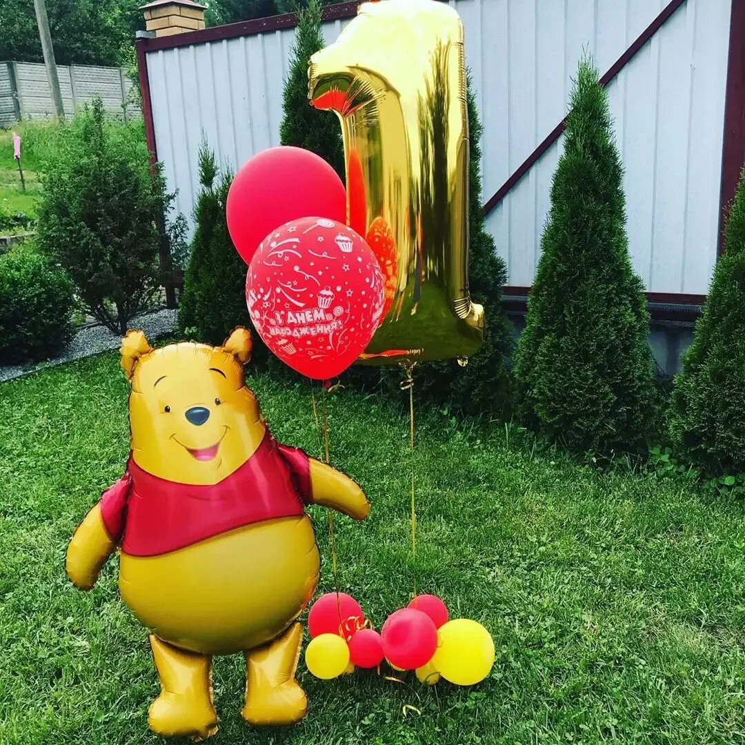 Воздушные шары винни пух. Набор шаров с винни пухом. ходячий шар винни пух. шар фольга винни пух. фольгированный шар винни пух.