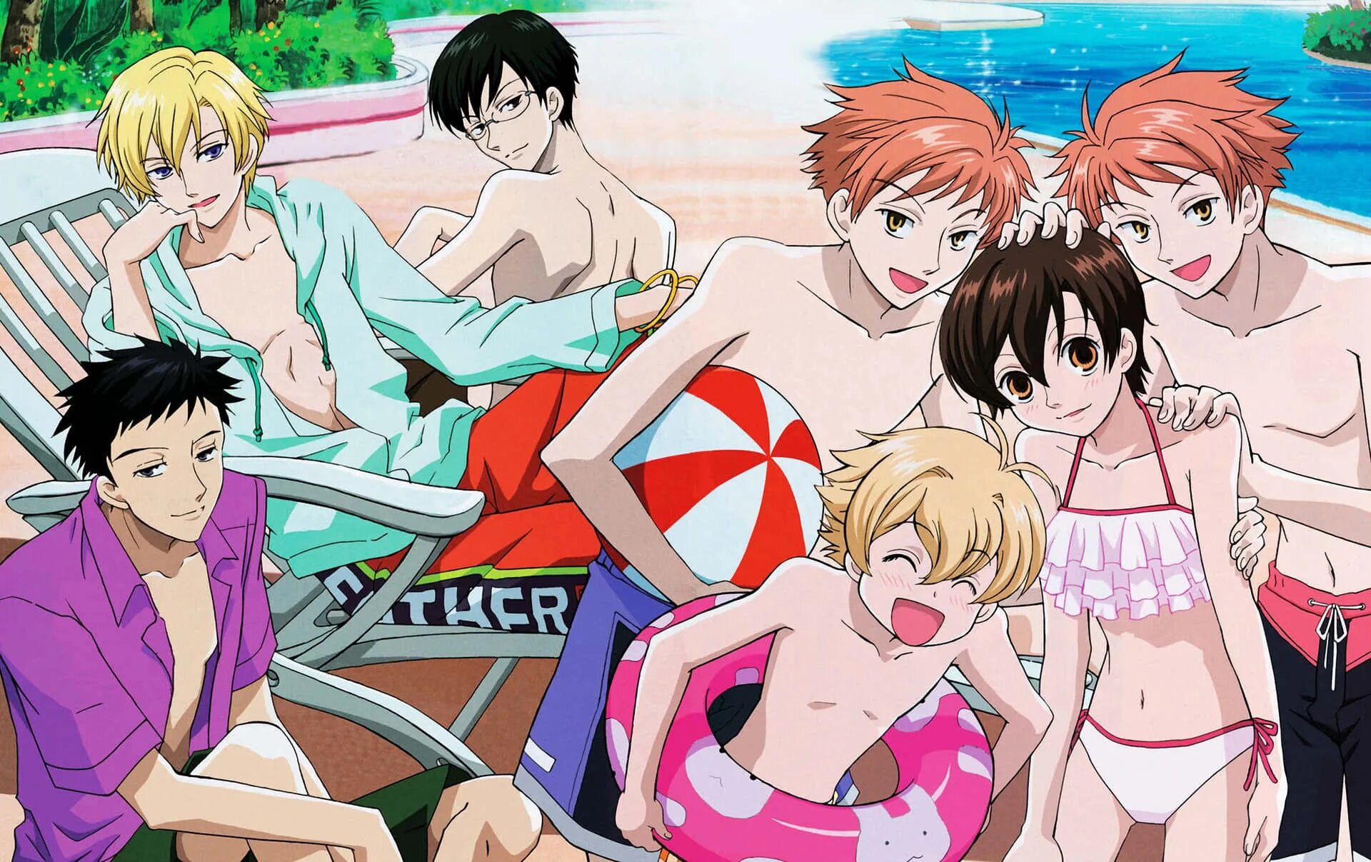 Ouran host club. Клуб свиданий старшей школы Оран. Хост старшей школы Оран.