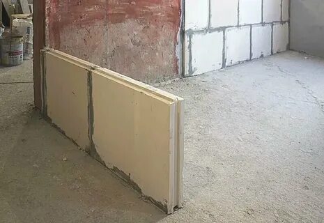 Стена из гипсолита