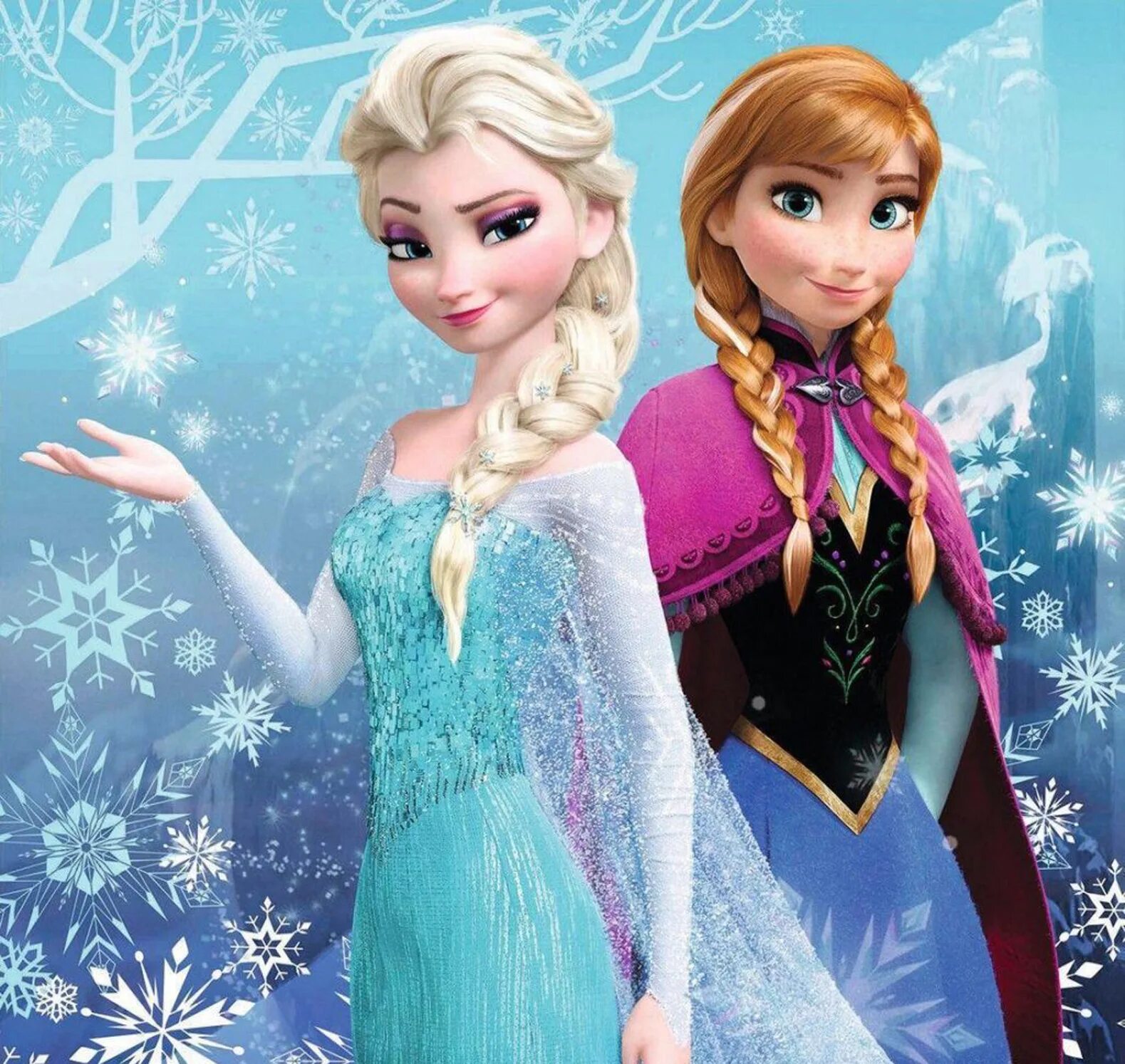 Elsa and Anna.