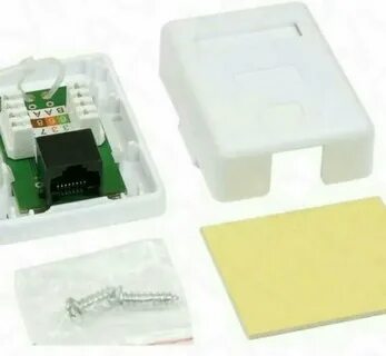 Розетка компьютерная rj 45 накладная