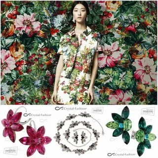 Тренд цветок на одежде