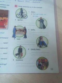 Vocabulary a write as in the example