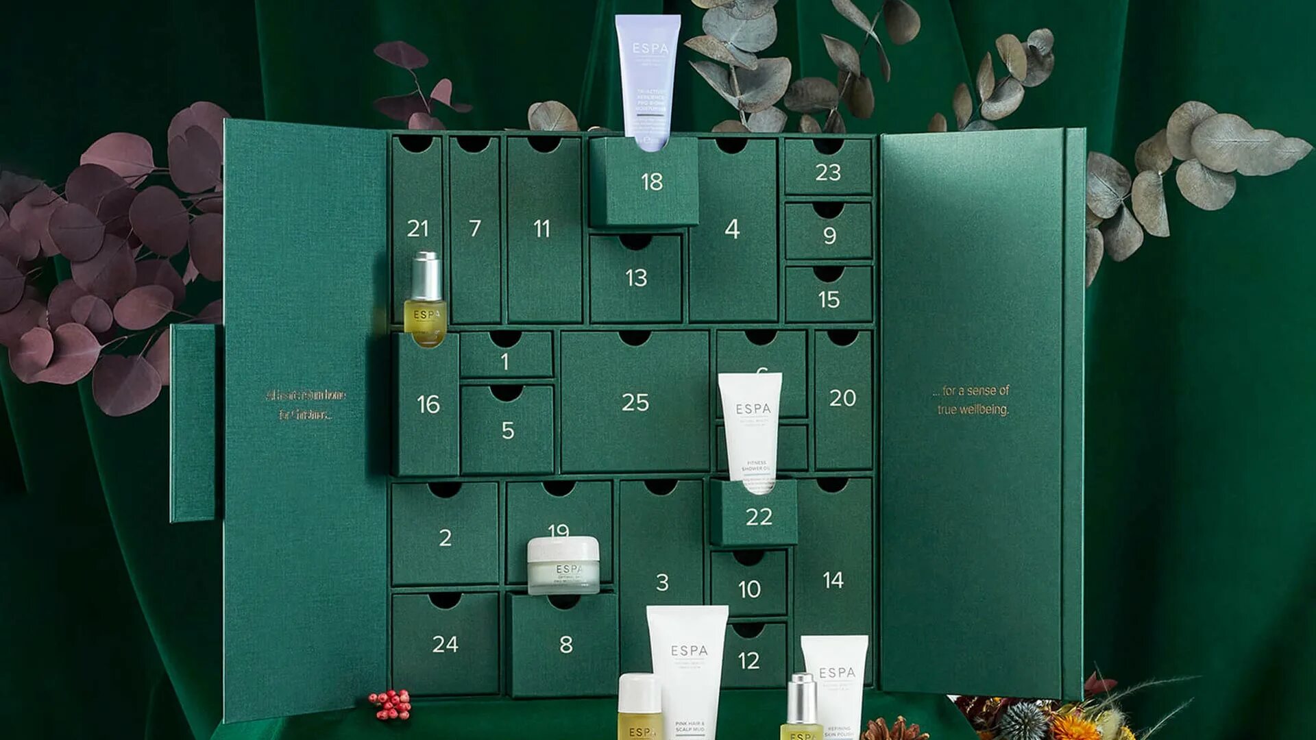 Dior advent calendar. Advent calendar sephora 2025. адвент календарь elemis. espa advent calendar. бьюти адвент календарь изумрудный.