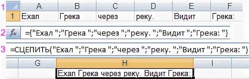Функция сцепить в excel. Функция сцепить в excel