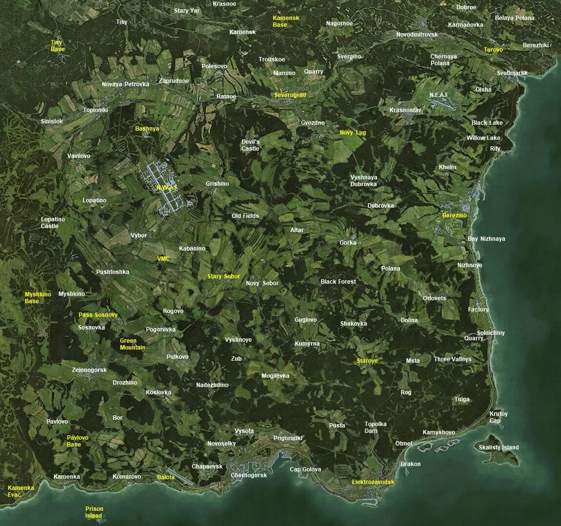 New maps ru. Карта DAYZ Черноруссия. Карта DAYZ Chernarus. Карта Дейзи Standalone Черноруссия. Карта Дейзи Неудержимые.