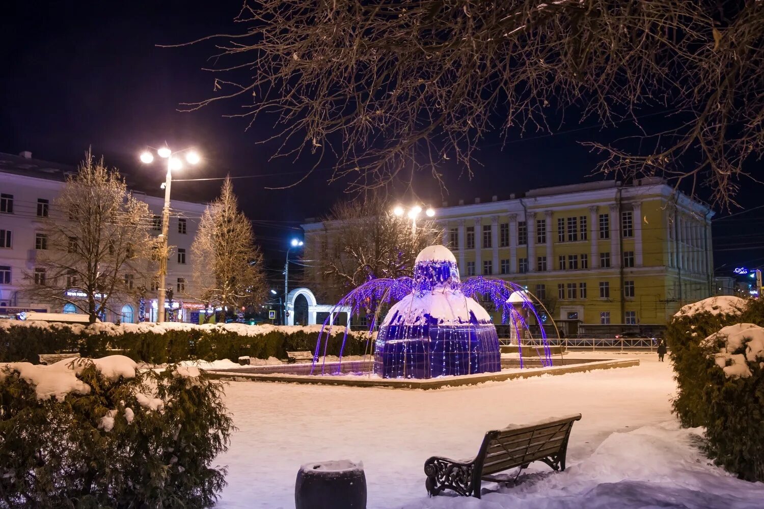 Сайты новые рязань. Новогодняя улица Рязань. Фурфурак Рязань фото.