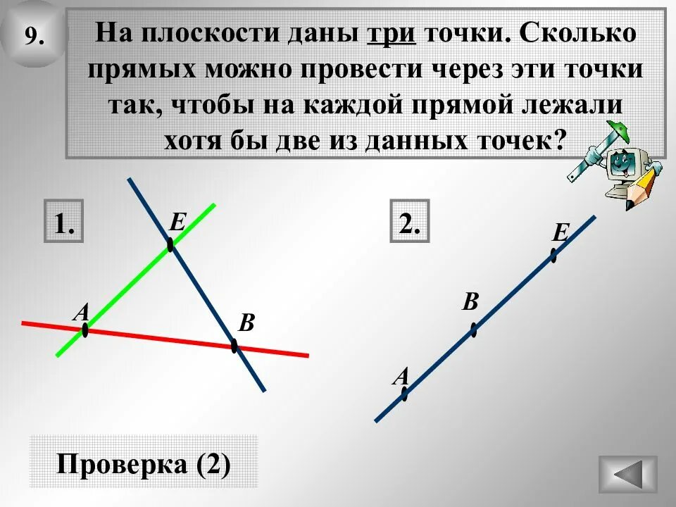 1 точка 3.3. Через каждые две точки проведите прямую. Проведи через каждые две точки прямую. Две точки прямых на плоскости. Как провести прямую на прямой.