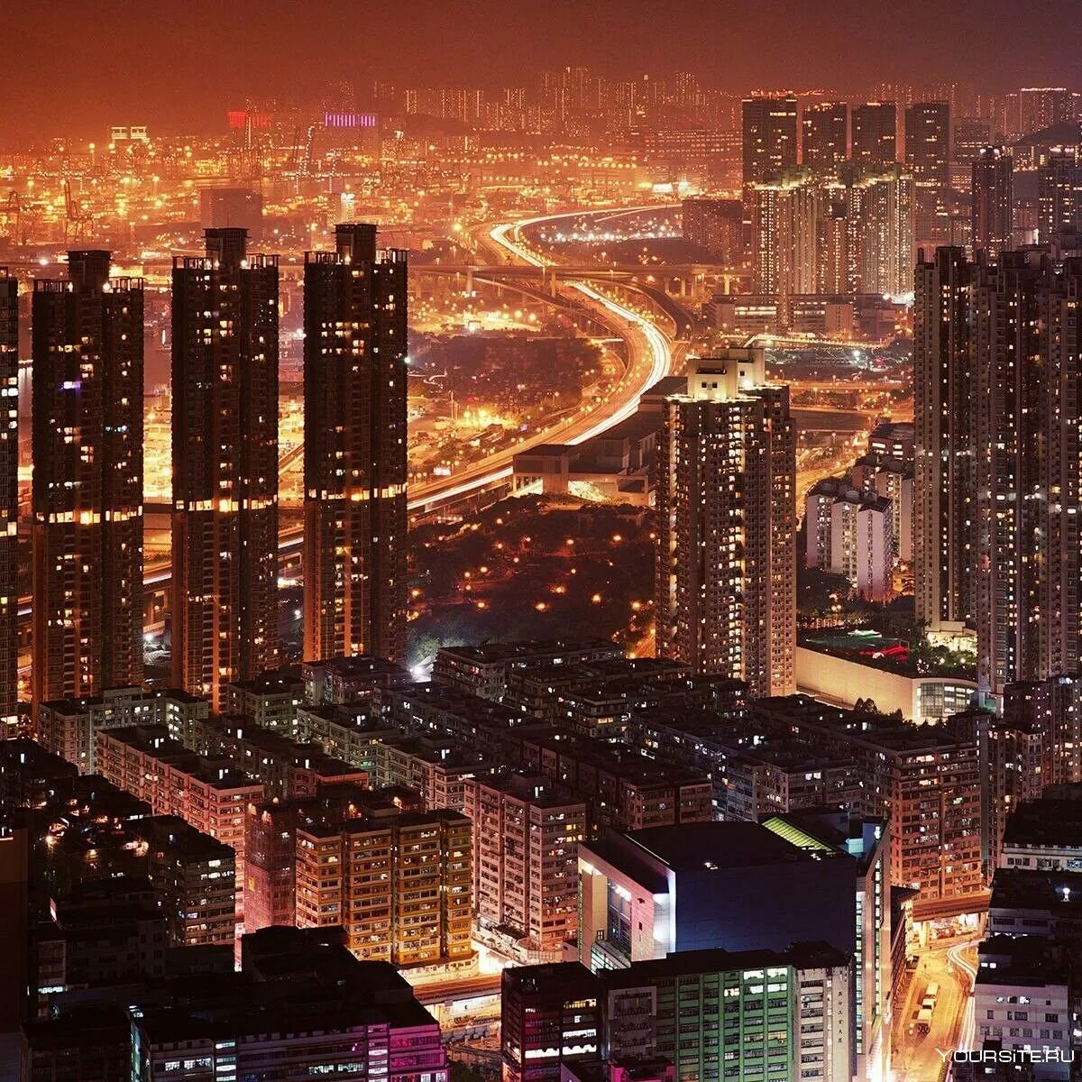 Красивый вид ночью. Шанхай и Нью Йорк. Мегаполис Гонконг. Ночной Гонконг. Гонконг ночью.
