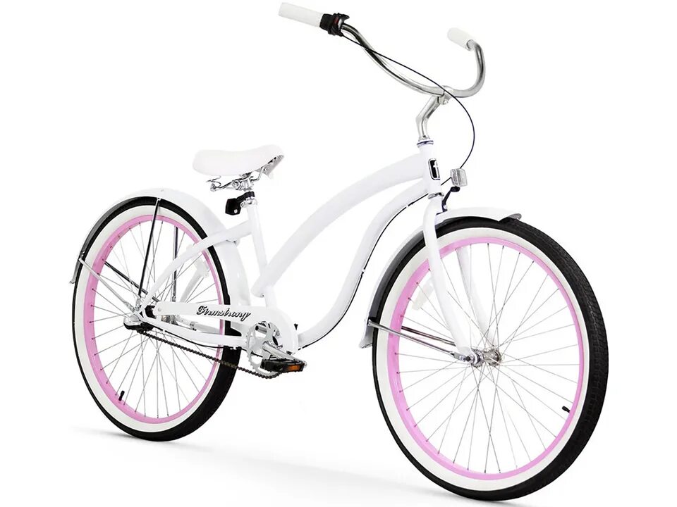 Купить жене велосипед. Велосипед 1001971738 Cruiser белый. Велосипед ideal Freeder Lady 26. KHS белый женский велосипед. Розовый велосипед круизер.