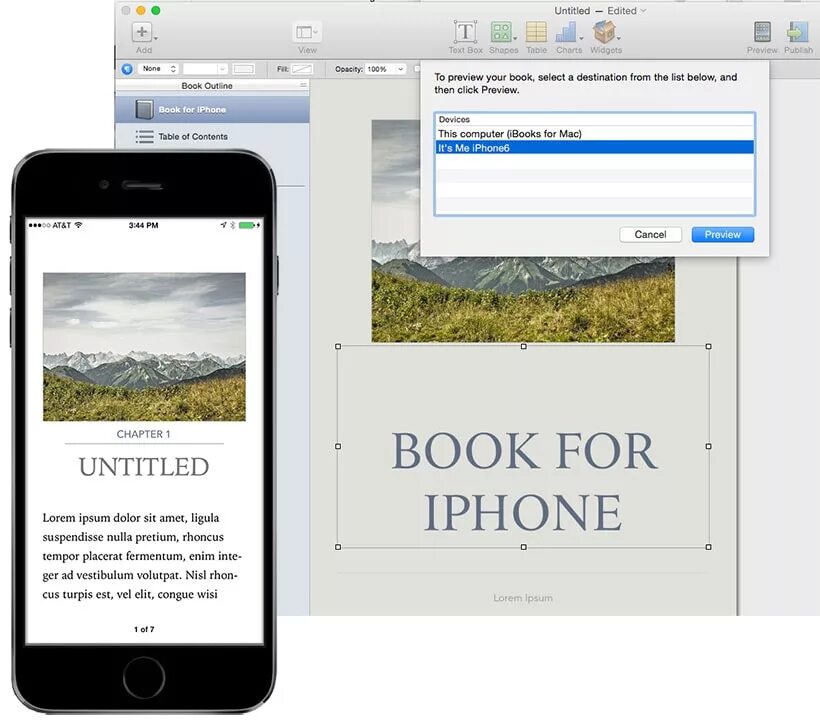 Формат epub айфон