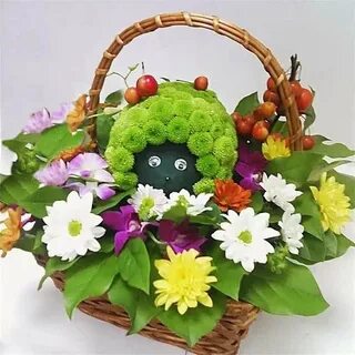 Из живых цветов своими руками