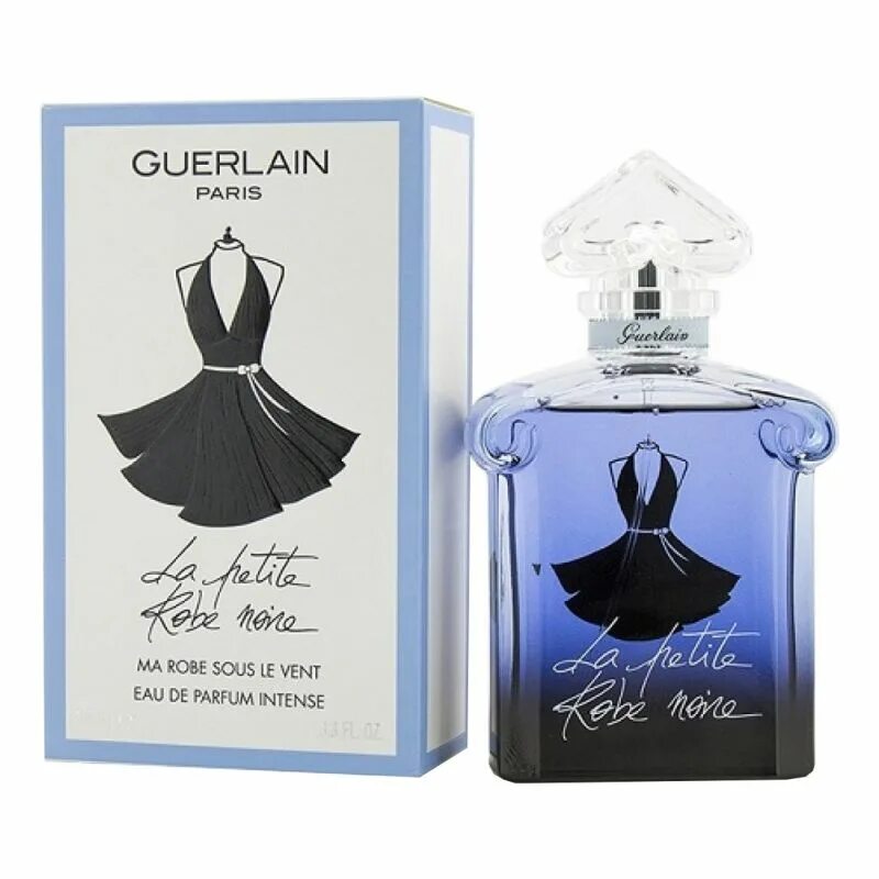 Туалетная вода платье. Духи Guerlain la petite Robe noire 100 мл. Духи маленькое черное платье герлен. Духи герлен ла Петит Роб Нуар. Guerlain la petite Robe Noir intense, 100 ml.